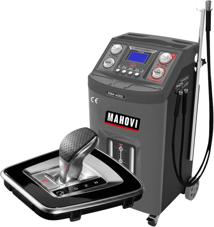Máquina de troca de fluido de câmbio automático e alavanca de câmbio